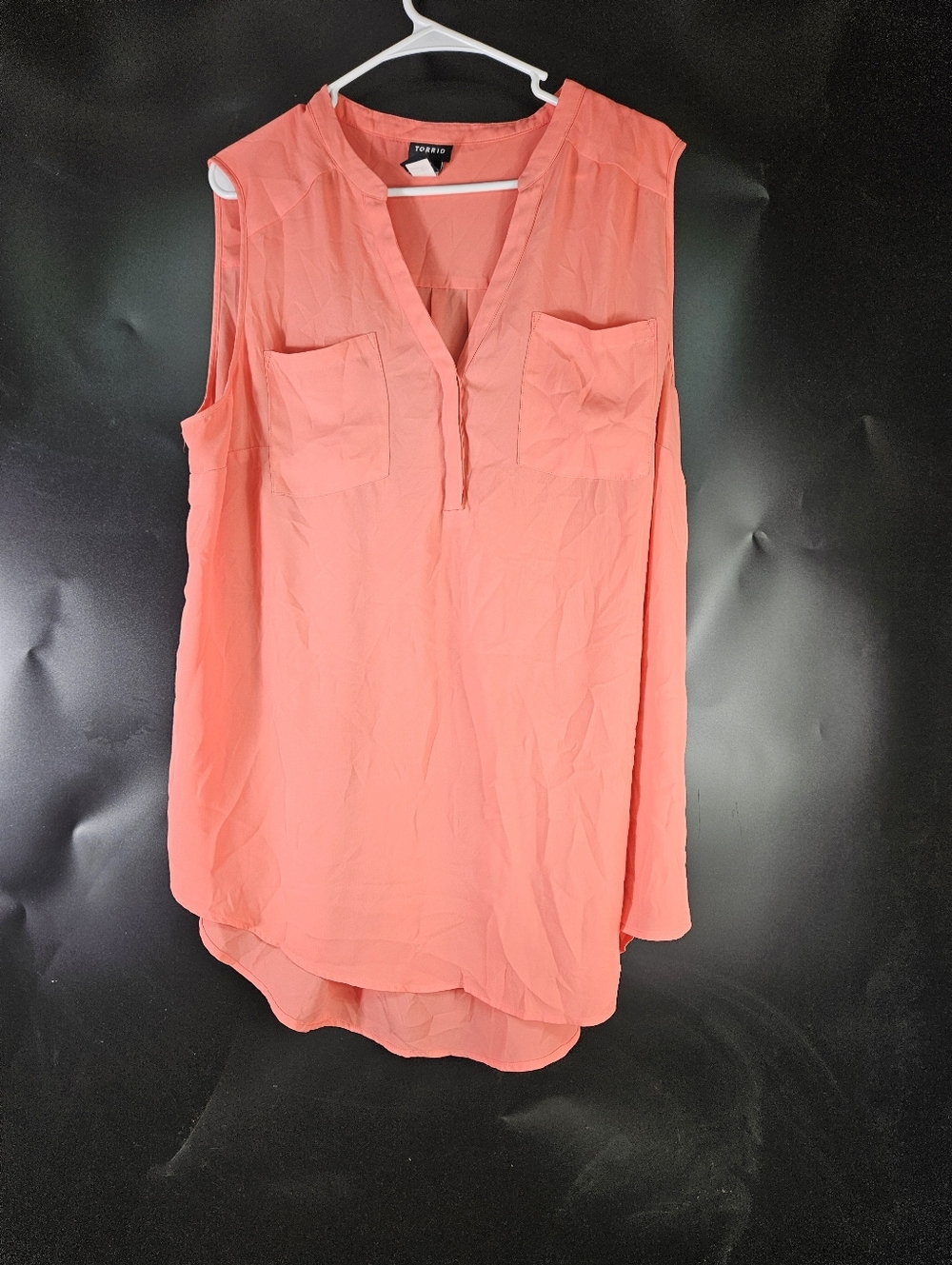 Torrid Peach/pink Tank Top Size 2 (2xl)